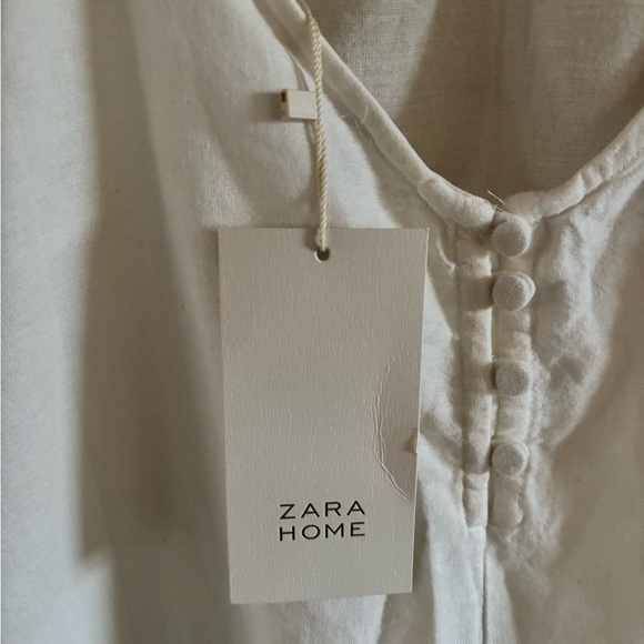 Zara Home White Nightgown/Dress size L - Picture 5 of 6